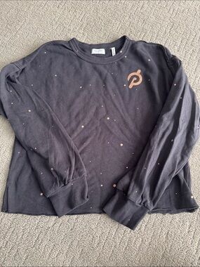 Peloton Black Pullover with Rose Gold Accent